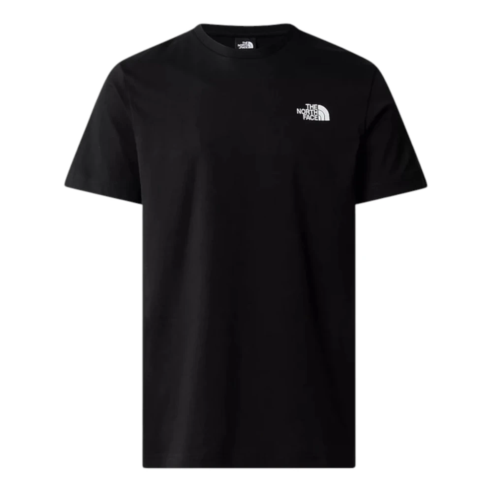The North Face Katoenen T-shirt voor Mannen Black Heren