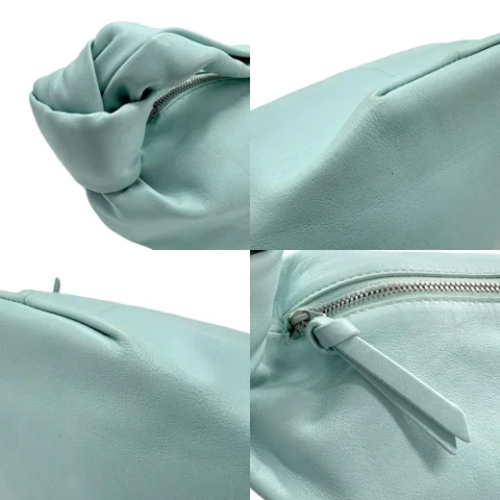Bottega Veneta Vintage Pre-owned Leather handbags Blue Dames