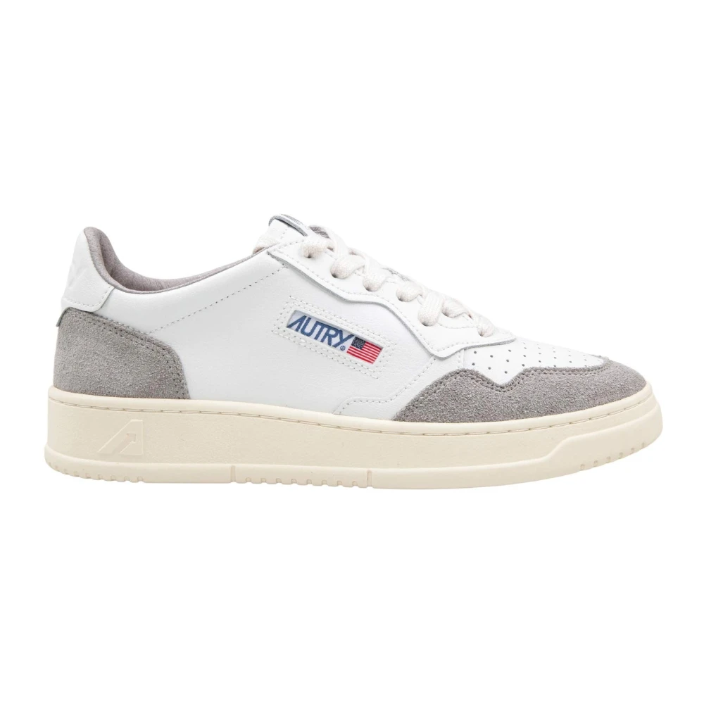 Autry Men's White Medalist Low Trainers - Sneakers - 6 Uk - Shoes