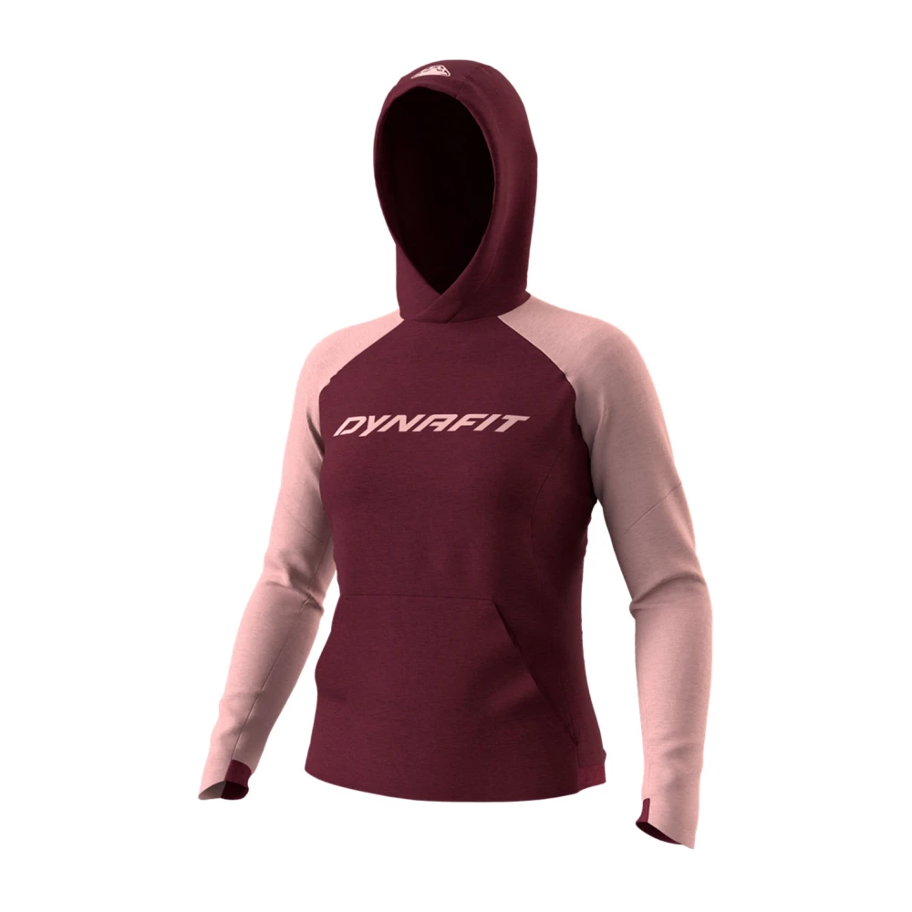 Dynafit Burgundy PTC Hoody Brown Dames