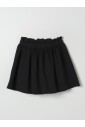 jupe-a-line-en-coton-gris