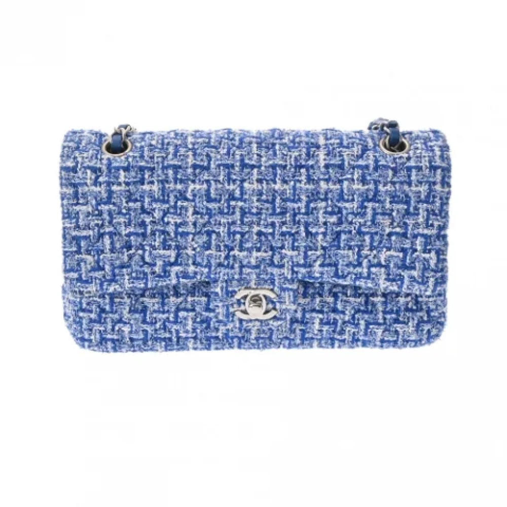 Chanel Vintage Pre-owned Fabric chanel-bags Blue Dames