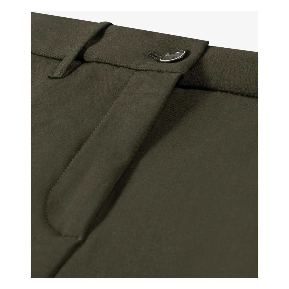 Nine In The Morning Blauwe Tech Wol Chino Broek Green Heren