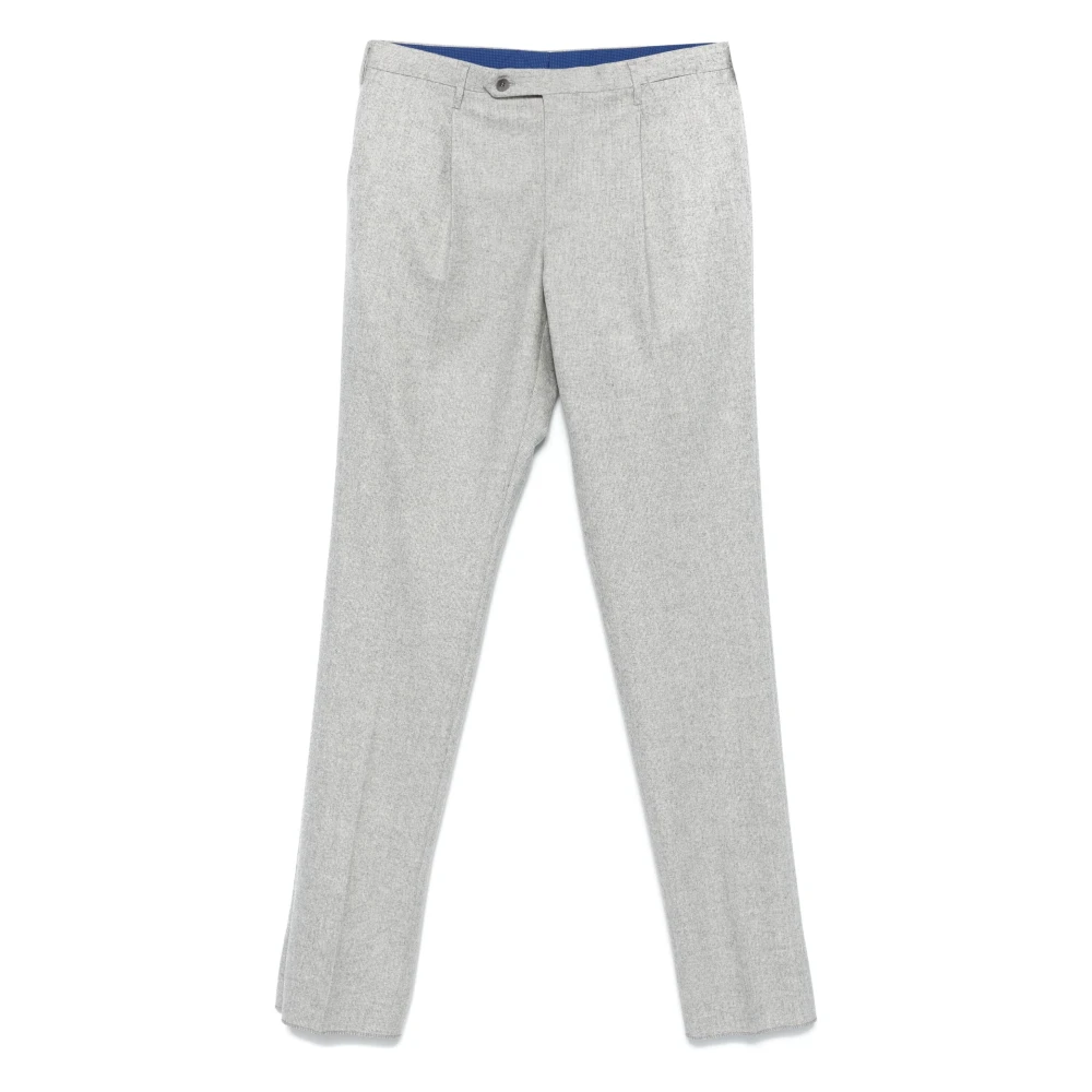 Rota Luxe Wollen Broek Gemaakt in Italië Gray Heren