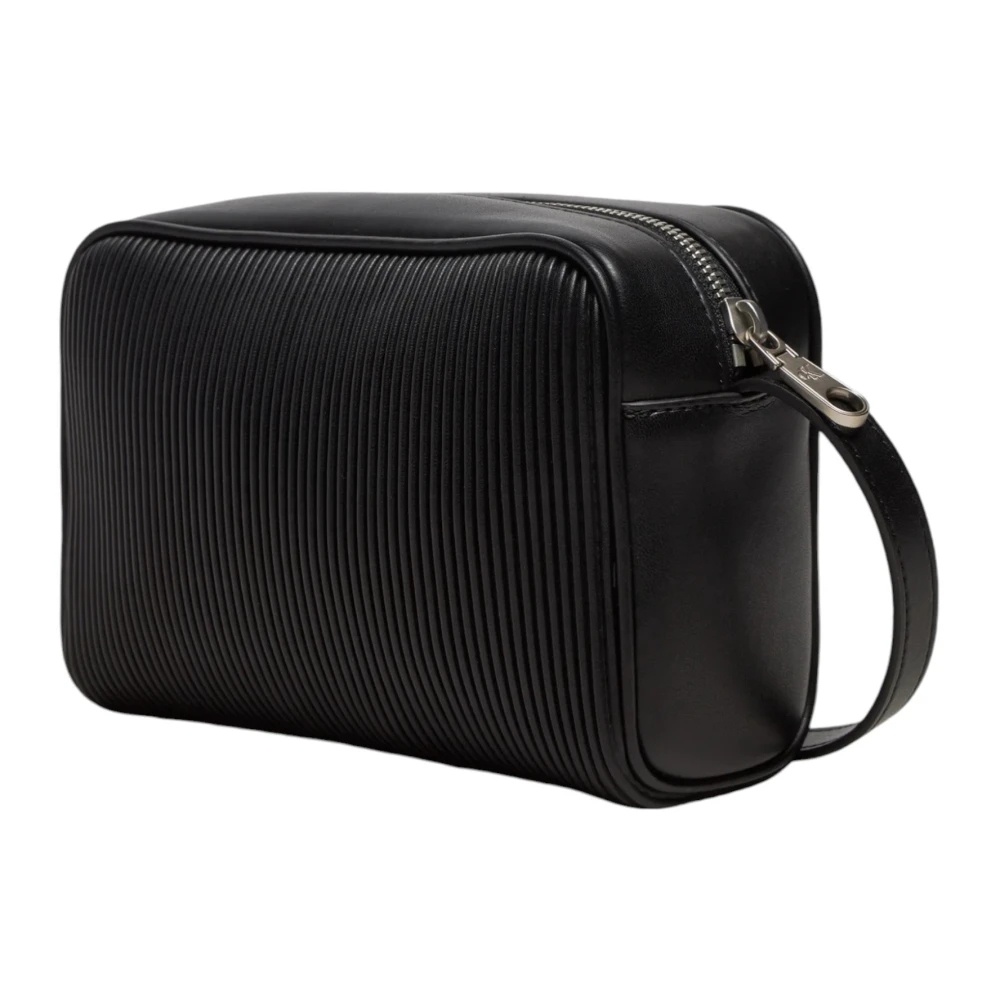 Calvin Klein Zwarte rits polyurethaan dames tas Black Dames