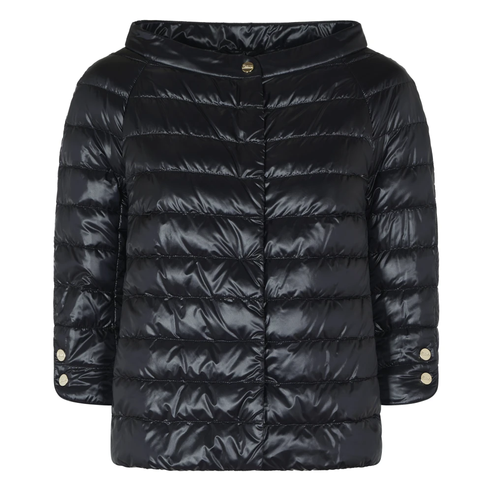 Herno Zwarte Jassen voor Stijlvolle Outfits Black Dames