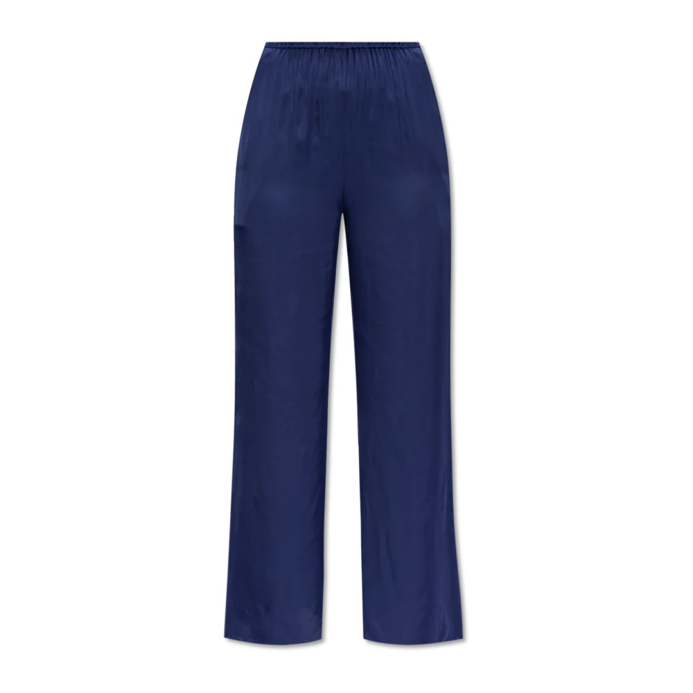 Diane Von Furstenberg Satijnen broek Gianna Blue Dames