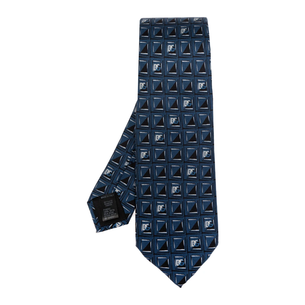 Dolce & Gabbana Gestreepte stropdas Blue Heren