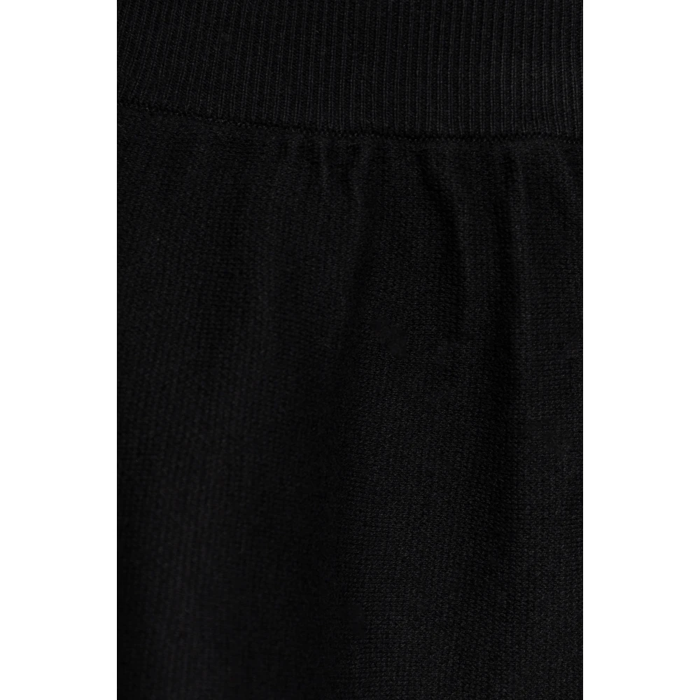 Rotate Birger Christensen Katoenen Rok Black Dames