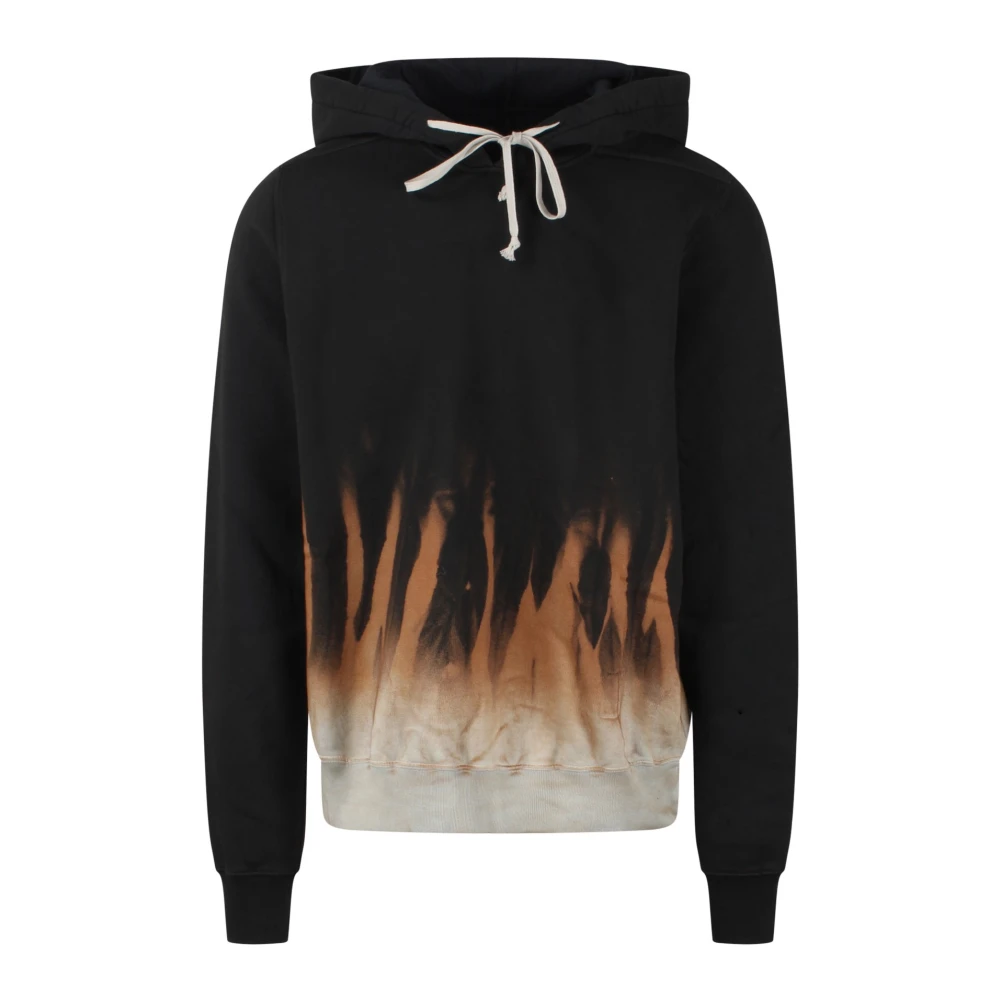 Rick Owens Vlam Tie-Dye Hoodie Black Heren