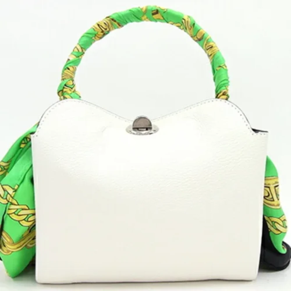 Balenciaga Vintage Pre-owned Leather shoulder-bags White Dames