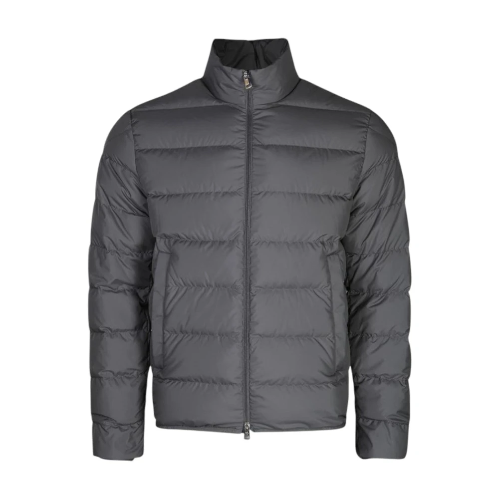 Moncler Baudinet Short Down Jacket Gray Heren