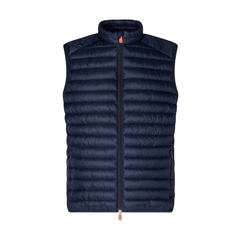 Save The Duck Men's Blue Waistcoats, S, Quilted Jacket