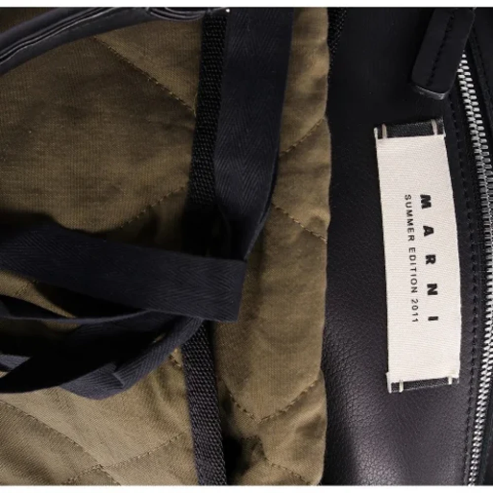 Marni Pre-owned Cotton handbags Green Dames