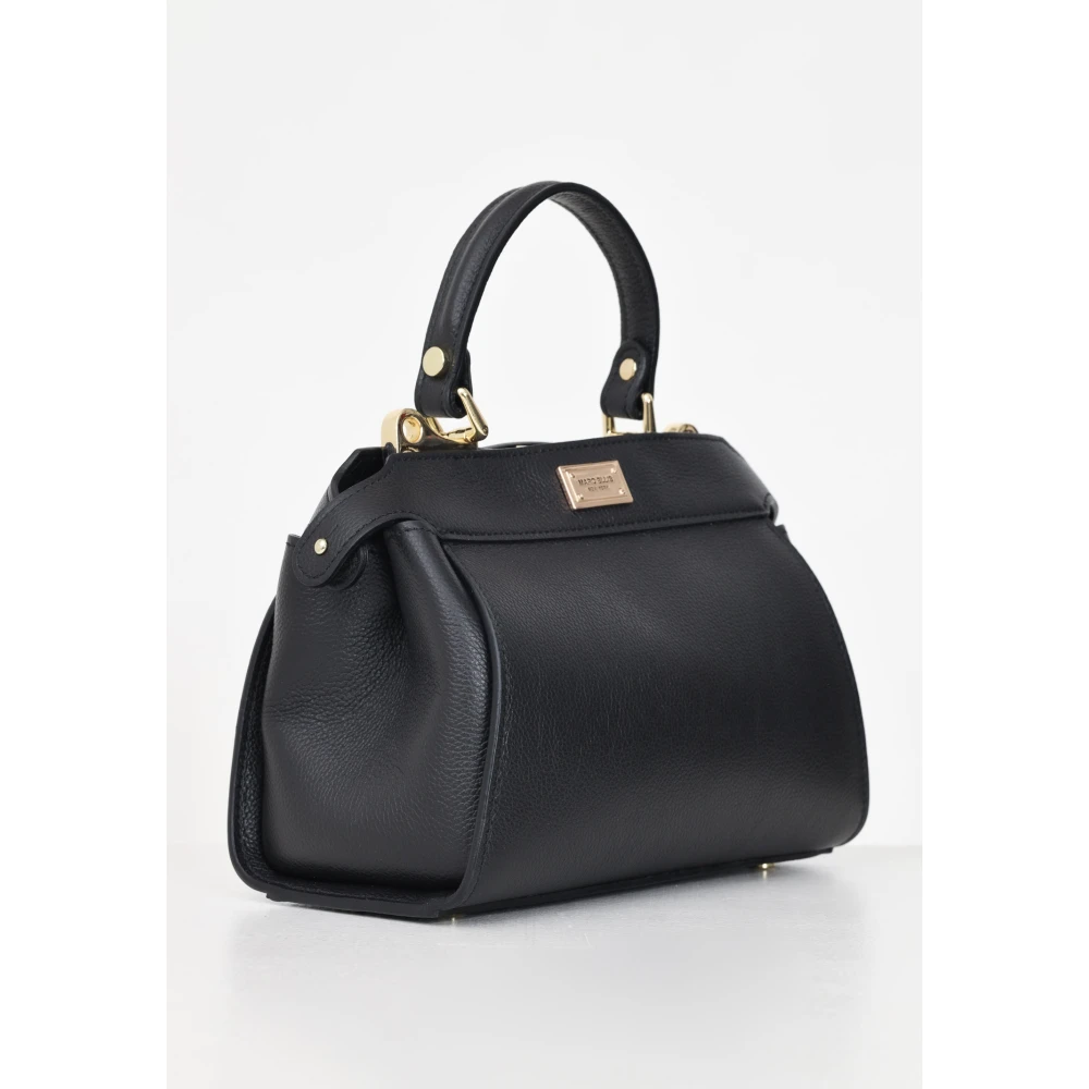 Marc Ellis Elegante zwarte handtas met afneembare bandjes Black Dames