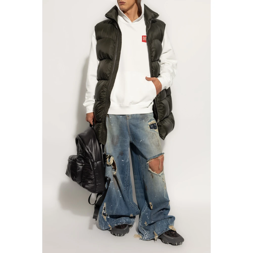 Diesel Hoodie S-Boxt-Hood-S1 White Heren