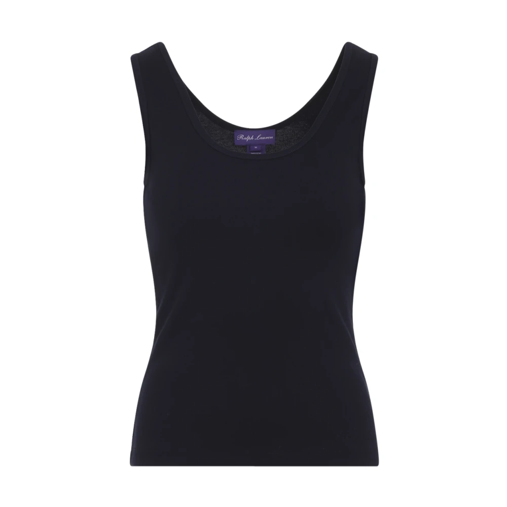 Ralph Lauren Women's Blue Sleeveless Tops, Xs, Ellis Tank Top