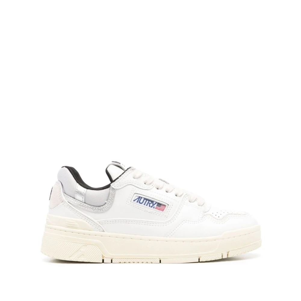 Autry Vita Chunky Sole Sneakers med Logo Patch White, Dam