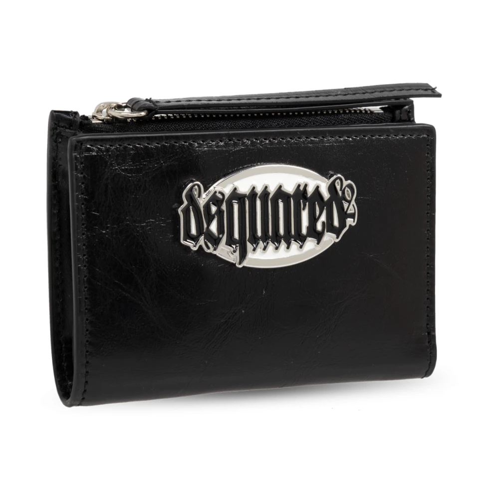 Dsquared2 Portemonnee met logo Black Dames