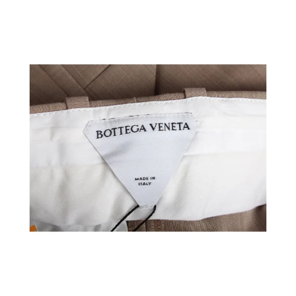 Bottega Veneta Vintage Pre-owned Wool bottoms Brown Dames