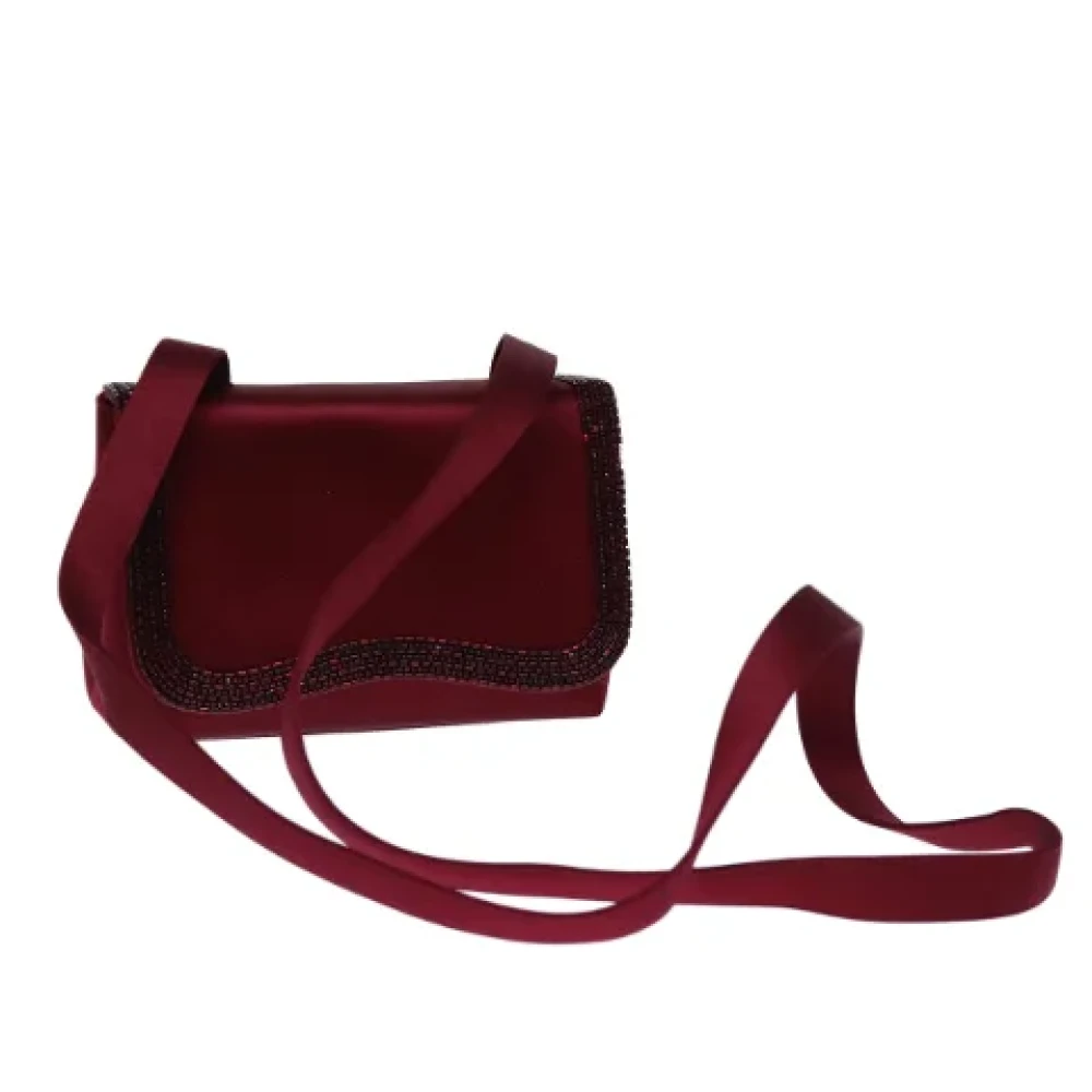 Chanel Vintage Pre-owned Fabric chanel-bags Red Dames