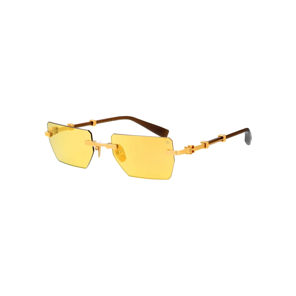 Balmain Unisex Yellow Stylish Sunglasses For A Sunny Day - Sunglasses - 53 Mm - Accessories