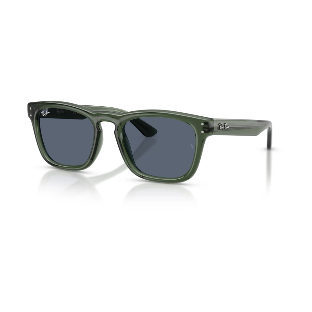 Ray - Ban Unisex Grey Ray - Ban Rb2238 689887 Sunglasses Acetate Green Squared Normal - Image 3