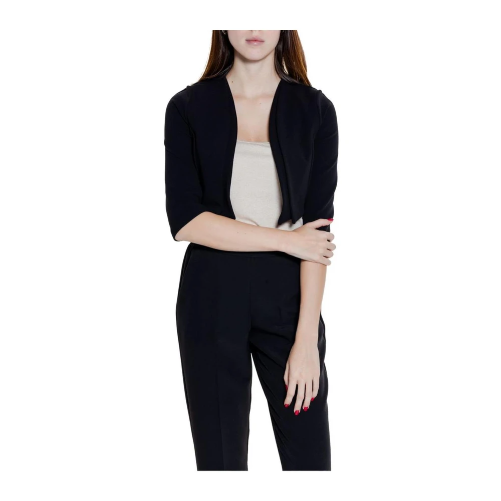 RINASCIMENTO Lange Mouw Shrug Black Dames