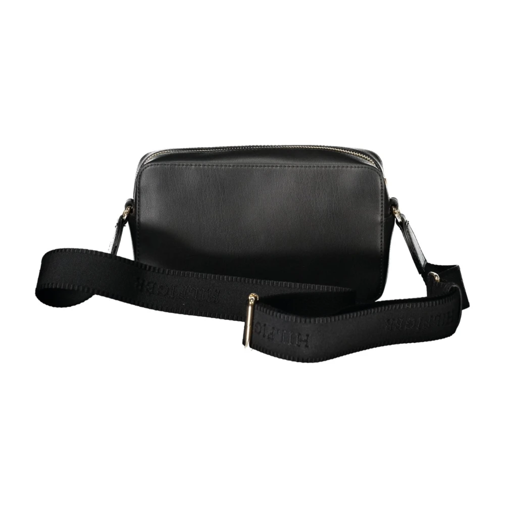 Tommy Hilfiger Zwarte dames crossbody tas met verstelbare band Black Dames
