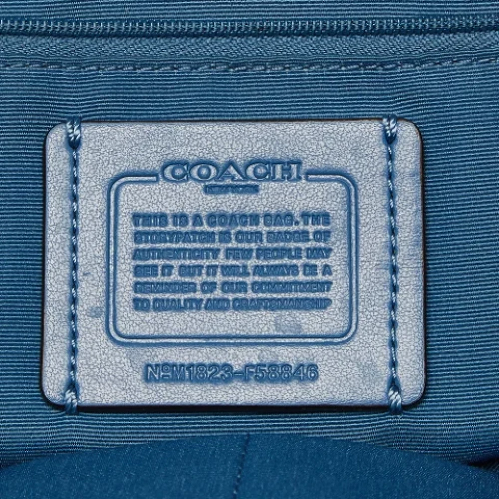 Coach Pre-owned Leather totes Blue Dames
