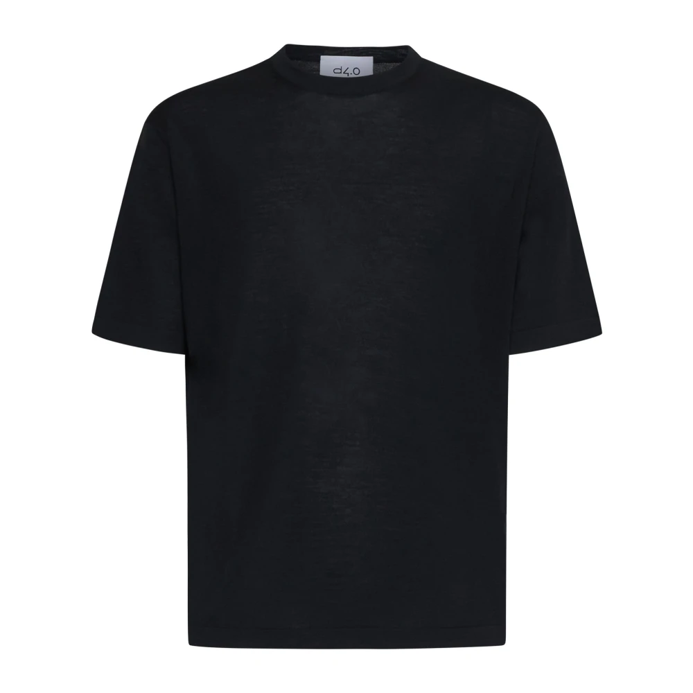 D4.0 Stijlvolle T-shirts en Polos Black Heren