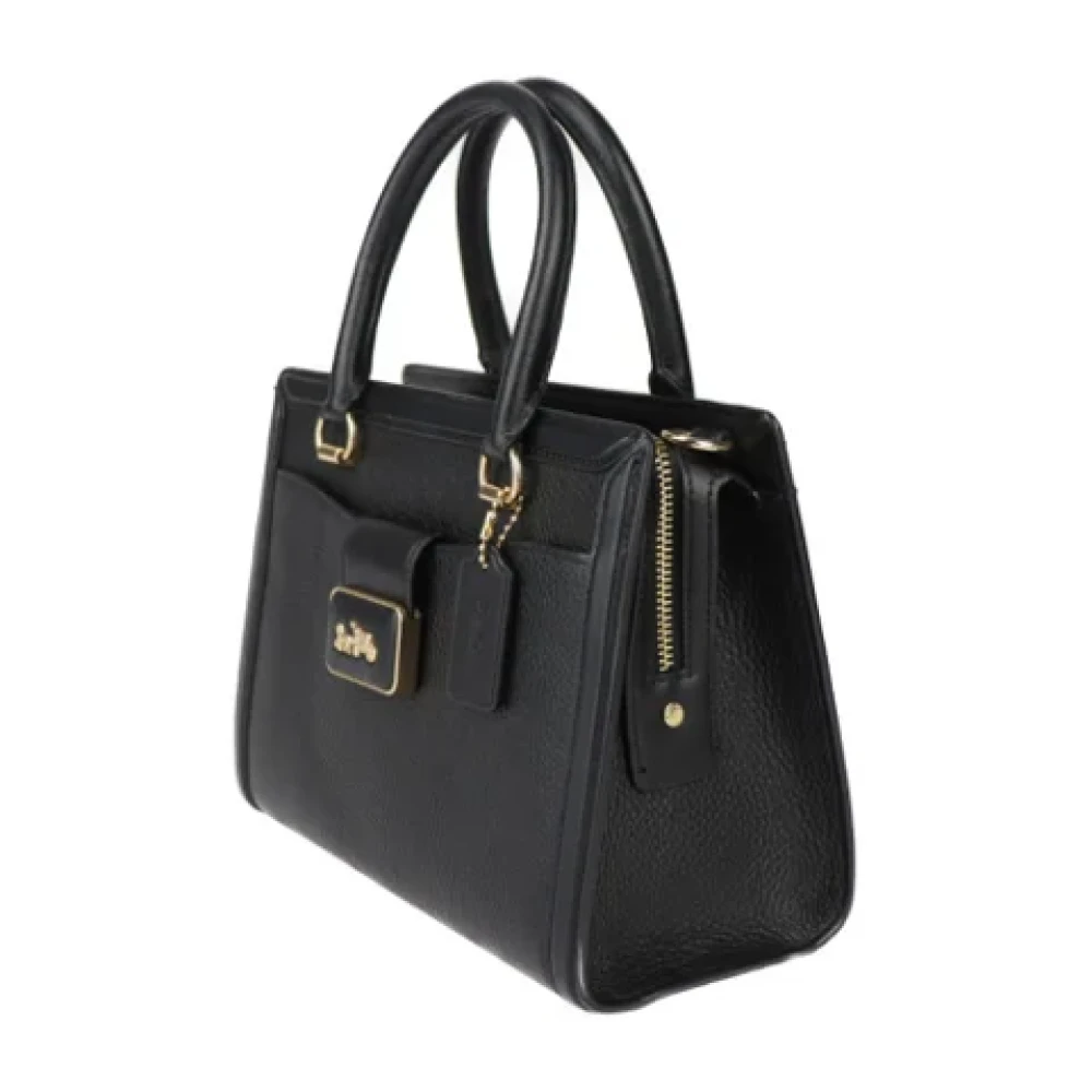 Coach Pre-owned Leather handbags Black Dames