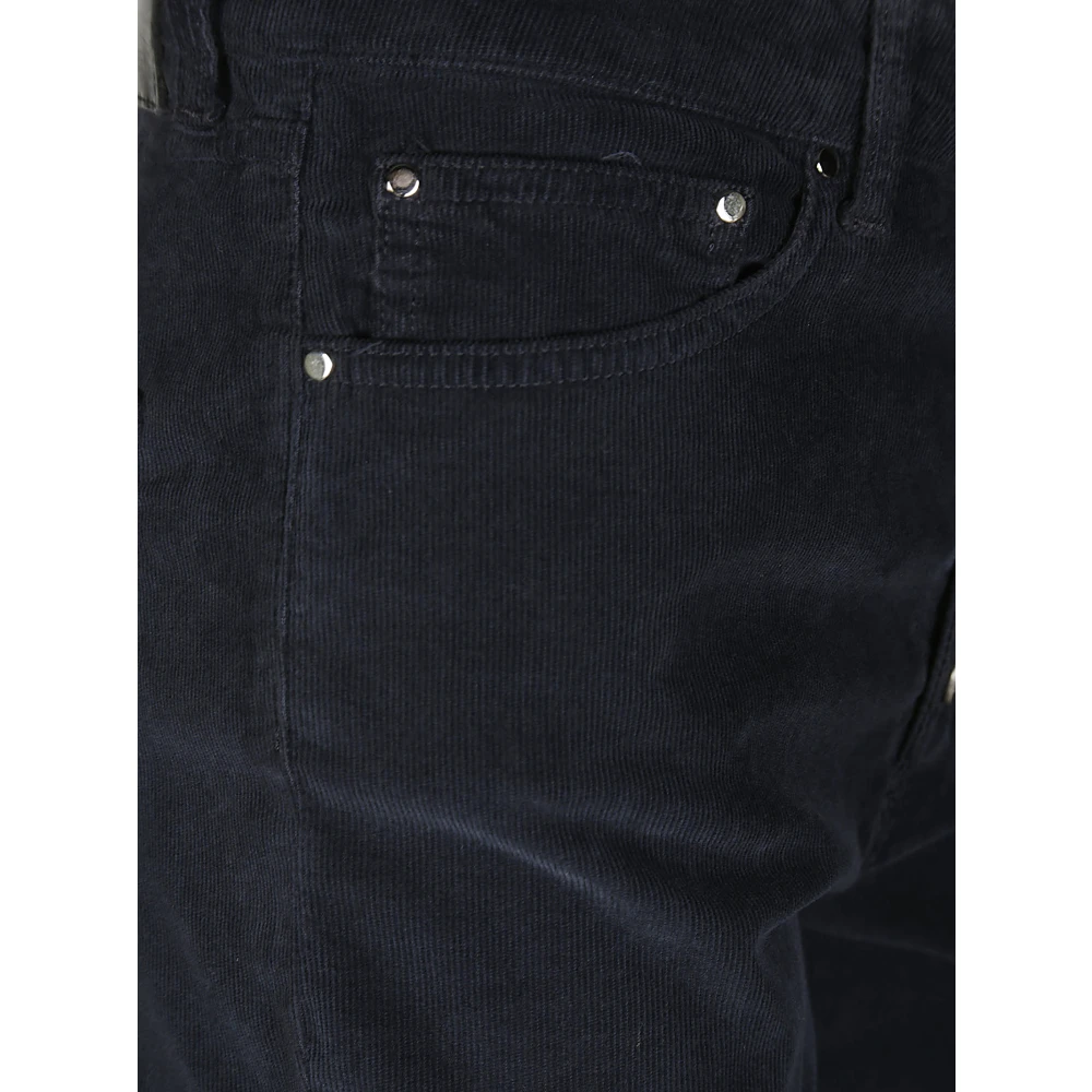 Dondup Velvet Jewel Button Style Black Dames