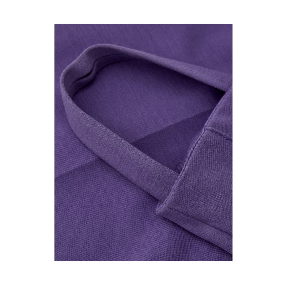 Lardini Paarse Viscose Jeans Pant Purple Dames