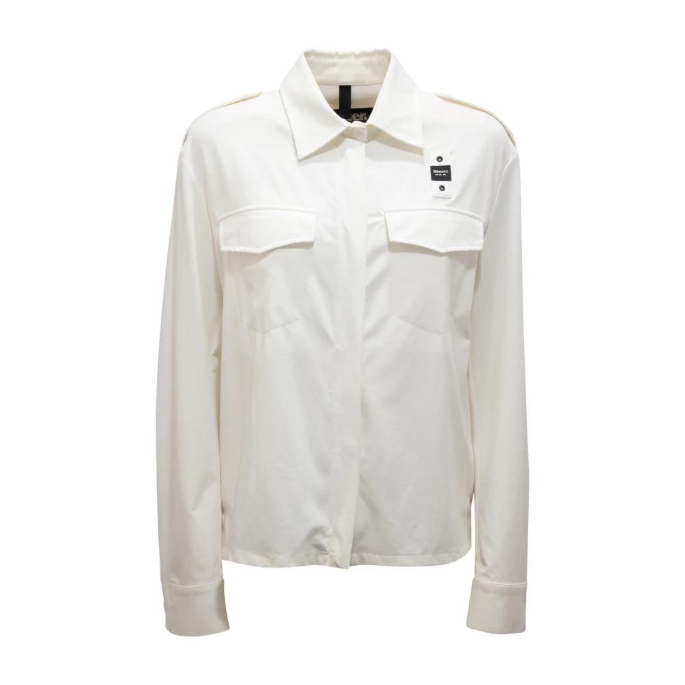 Blauer Women's White Light Jackets, S, Giubbotto Camicia Sfoderato