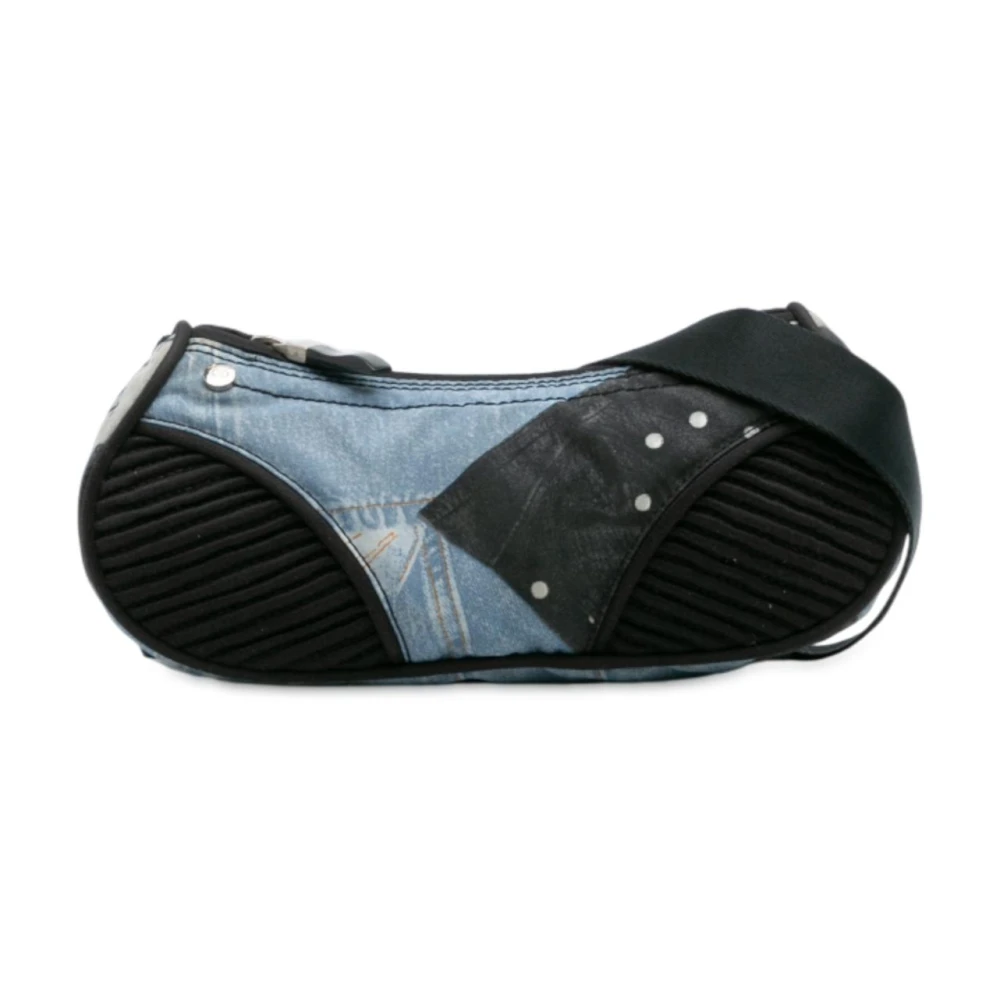 Dior Vintage Women's Pre-Owned Checkered Pouch