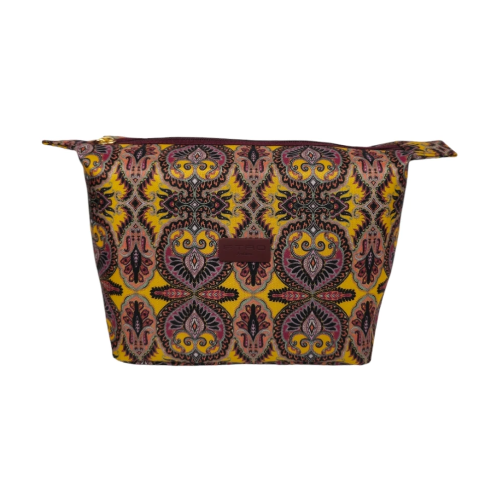 ETRO Gele Fantasie Schoonheid Jurk Yellow Dames
