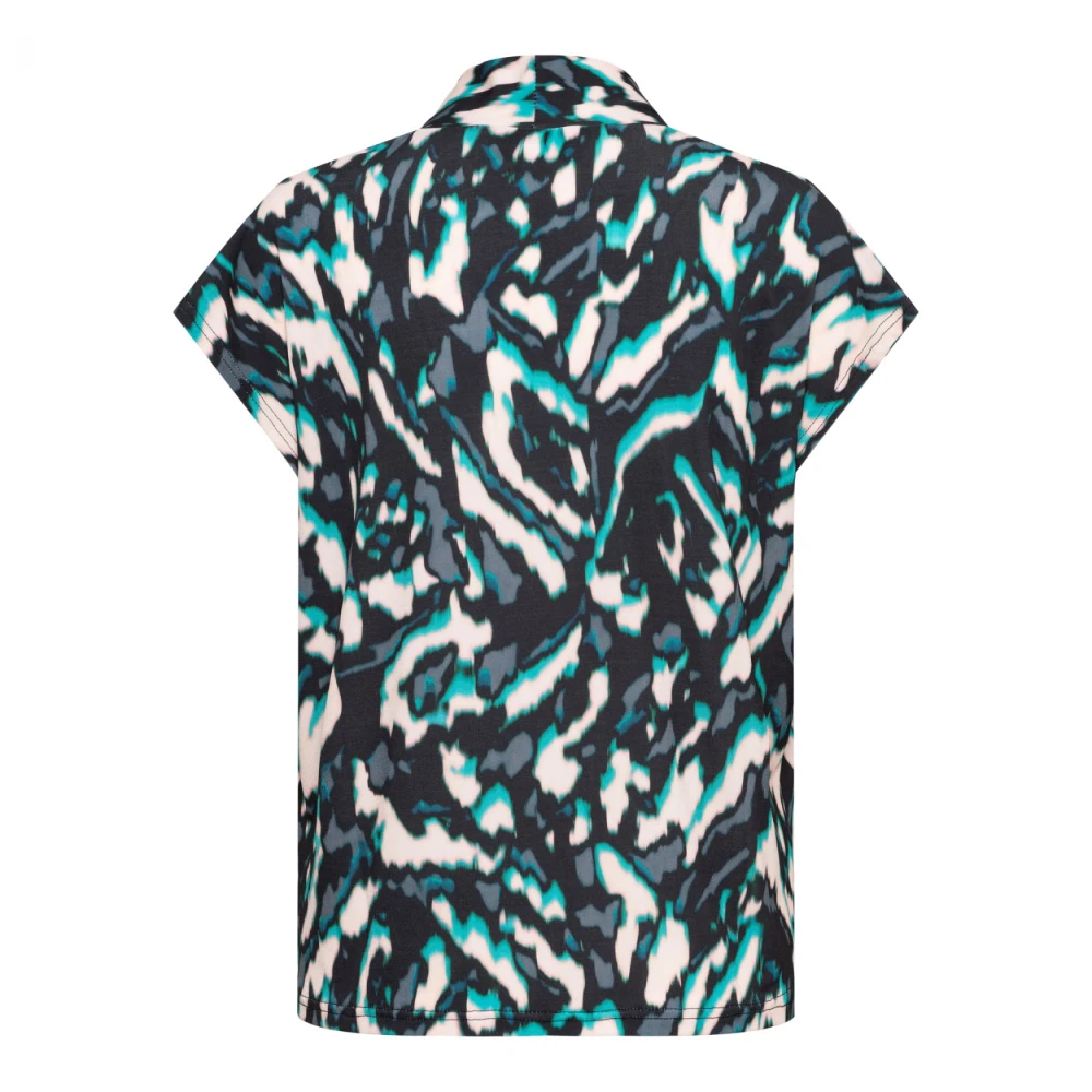&Co Woman Bloes met lange mouwen en ruches Multicolor Dames