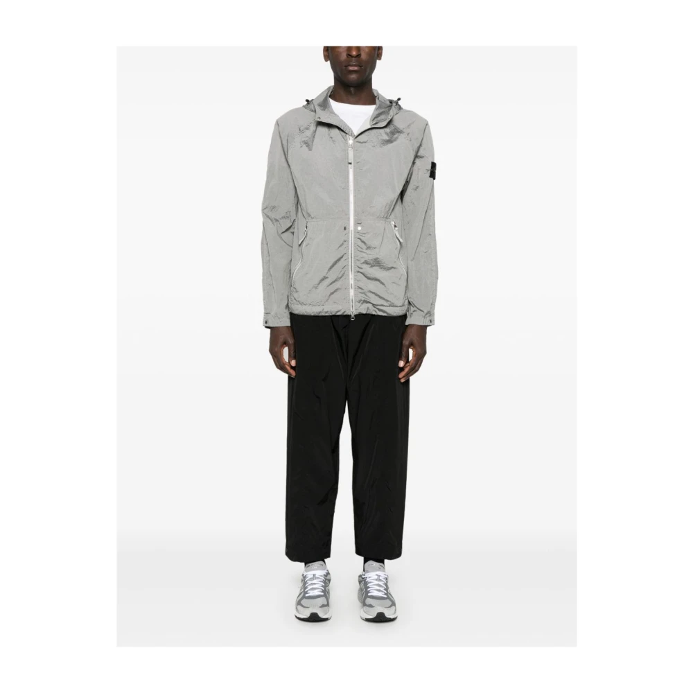 Stone Island Grijze Parka Jas Gray Heren