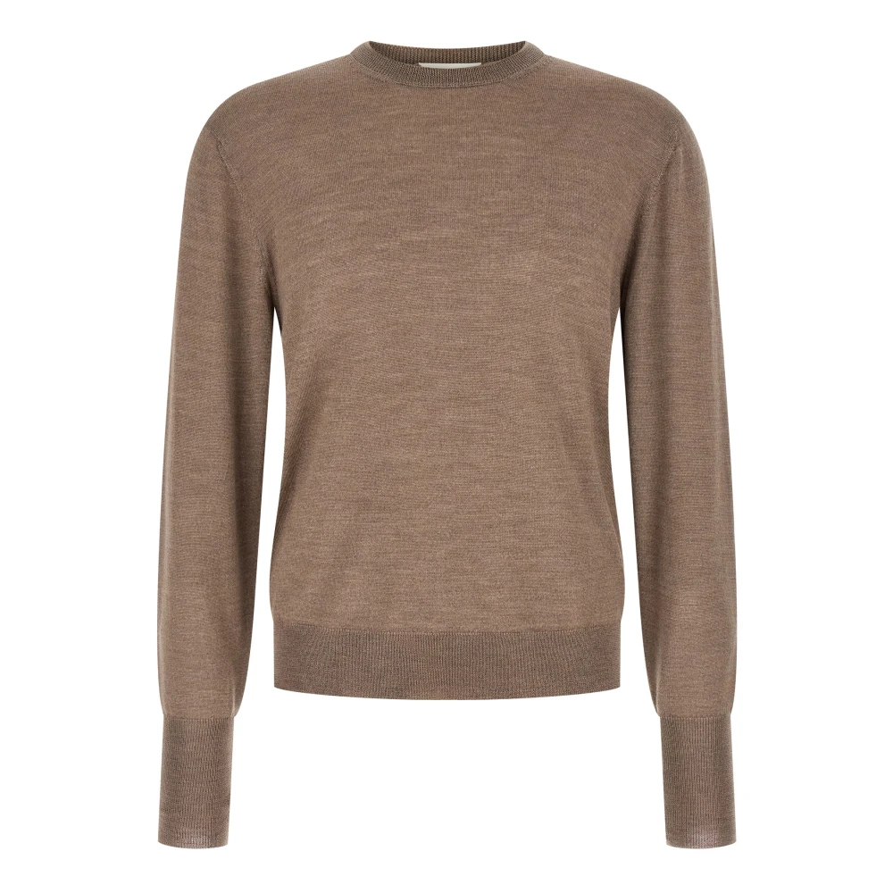 Ma'ry'ya Men's Gray Round-Neck Knitwear, 2XL, Crew-Neck Jumper