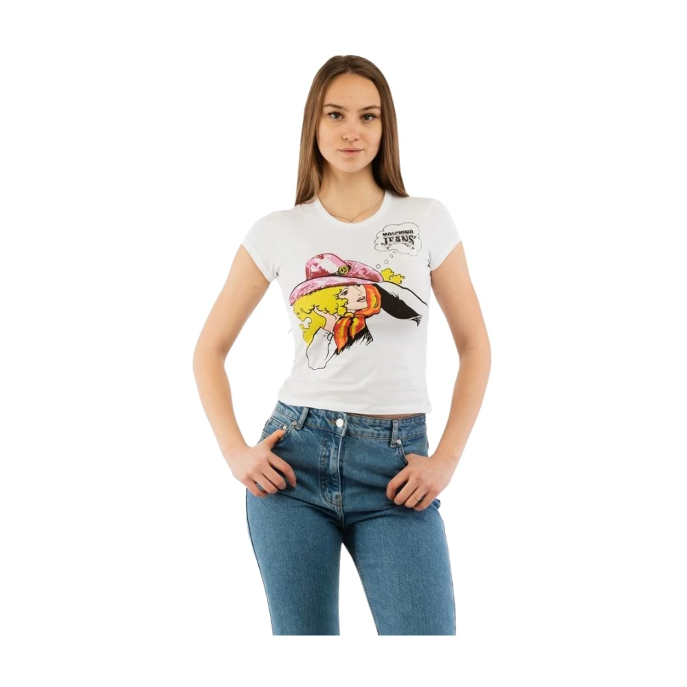Moschino Femme Blanc - Tops > T-Shirts