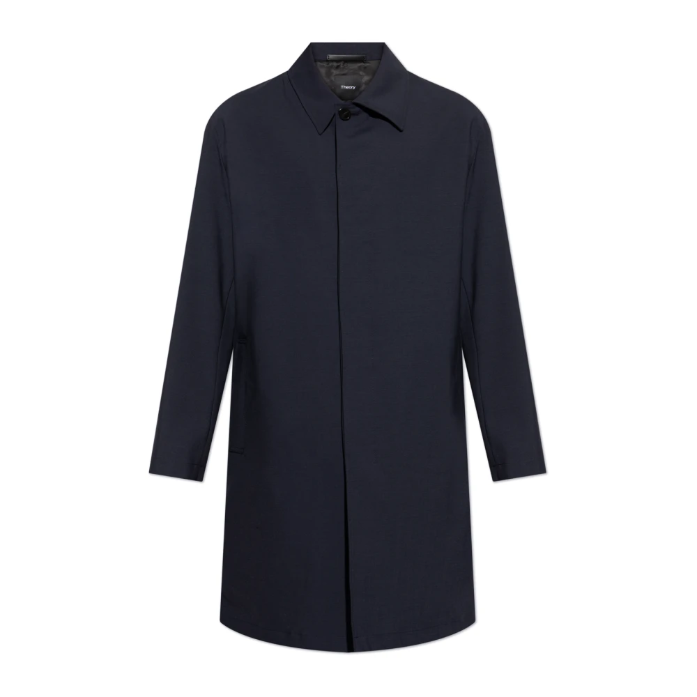 Theory Wollen jas Blue Heren