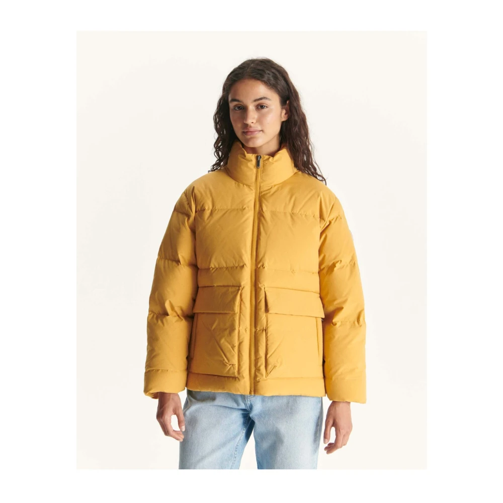 Jott Warme Winterjas Gele Puffer Yellow Dames