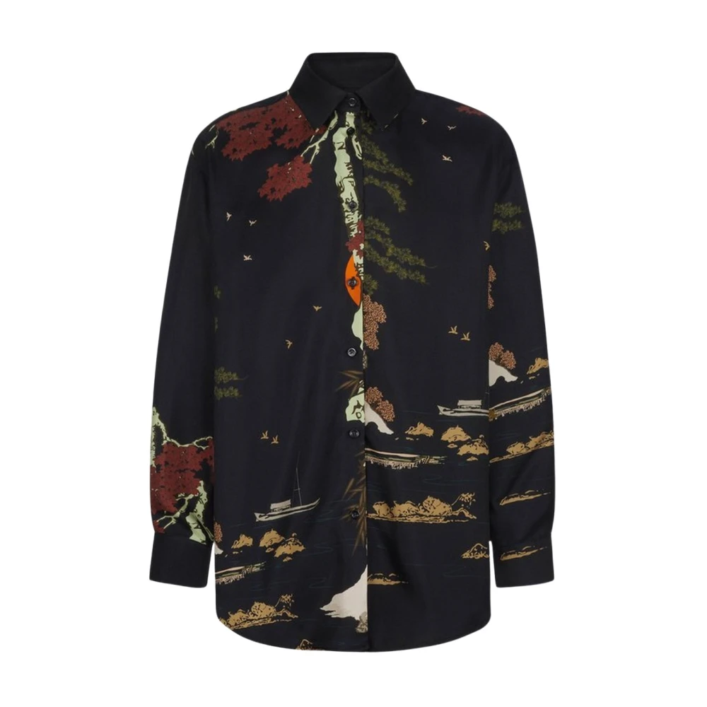 ACT N°1 Zijden Overhemden Multicolor Heren