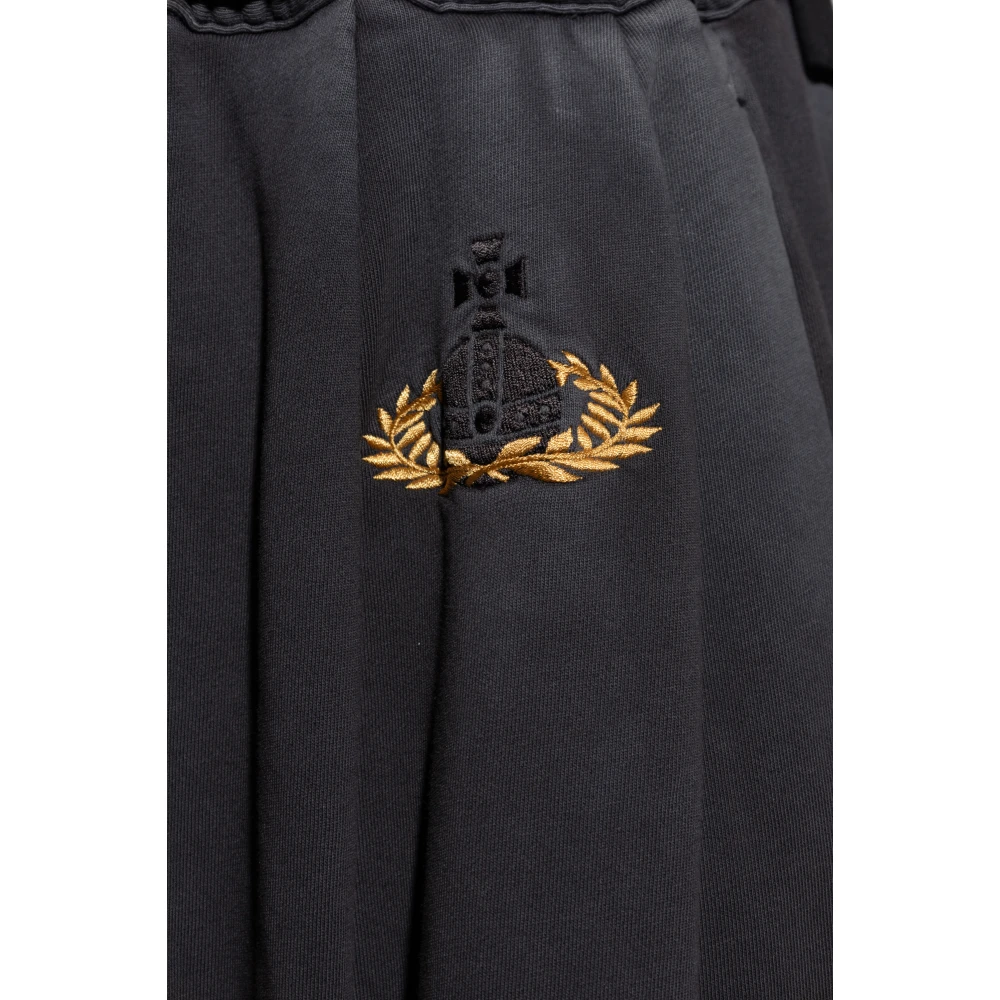 Vivienne Westwood Sweatpants met logo Gray Heren