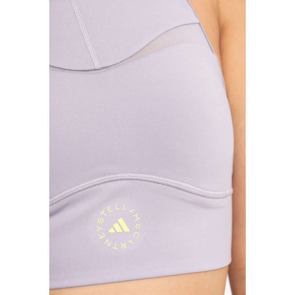 adidas by stella mccartney Training Top met Logo Gray Dames