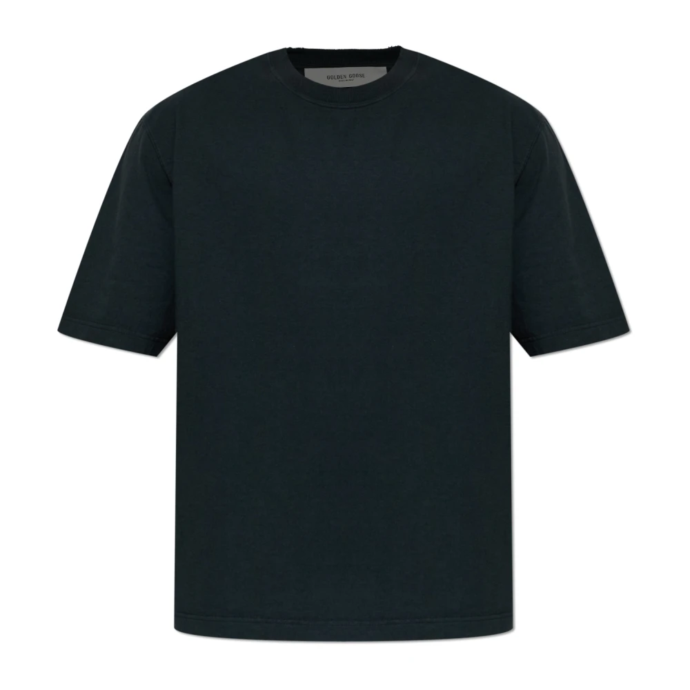 Golden Goose Men's Black T-Shirts, S, Logo T-Shirt