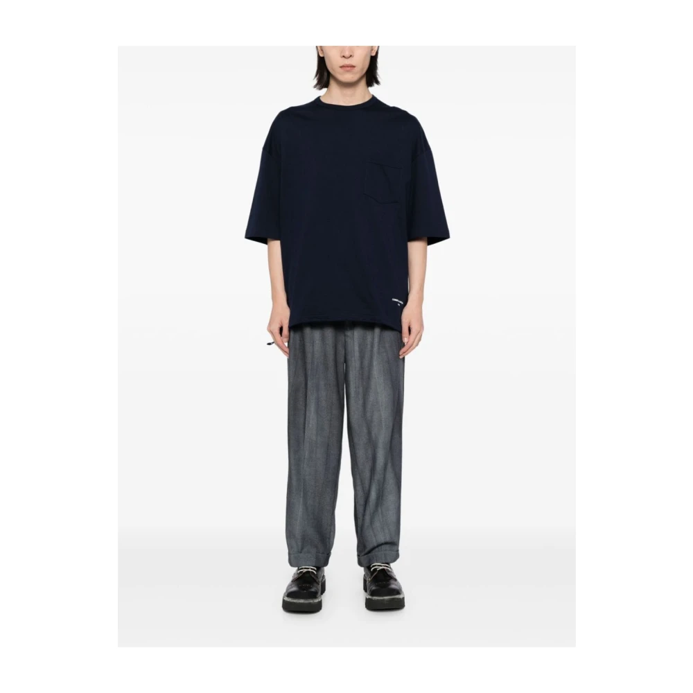 Comme des Garçons Casual Katoenen T-shirt Blue Heren