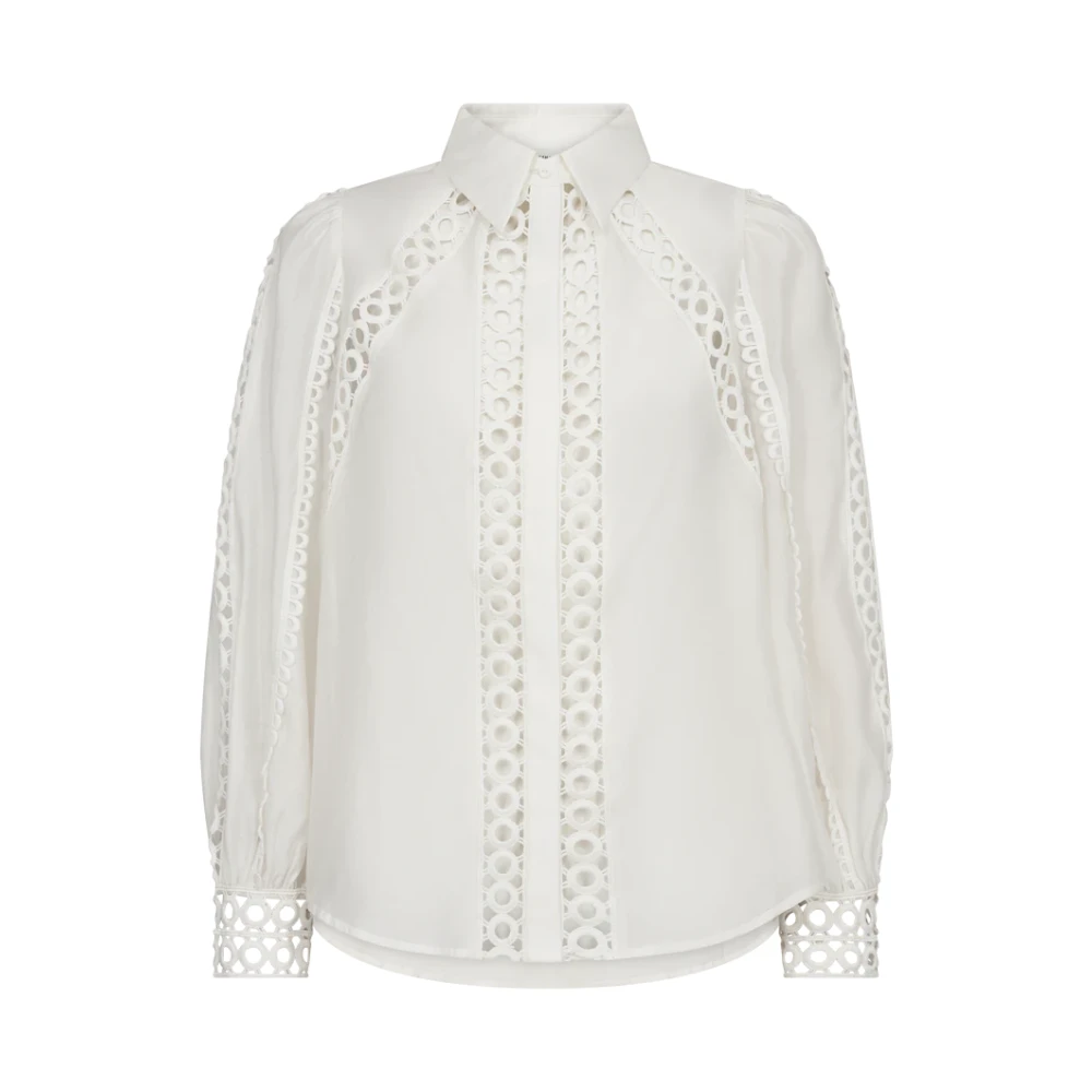 Copenhagen Muse Kant Band Shirt Jet Stream White Dames