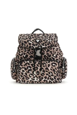 Ryggsäck med leopardtryck